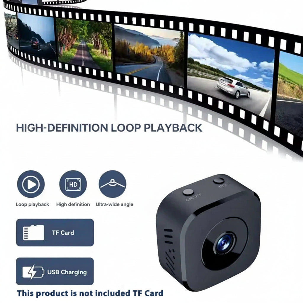 1080P HD Wireless Security Camera with Night Vision and Magnetic Bracket, 71 g Compact