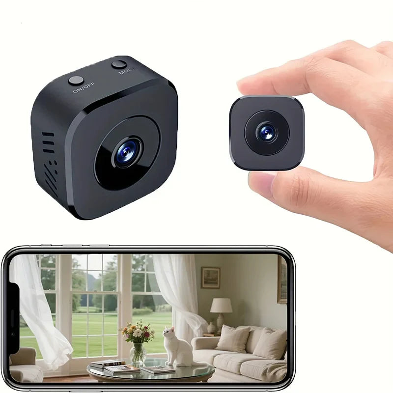 1080P HD Wireless Security Camera with Night Vision and Magnetic Bracket, 71 g Compact