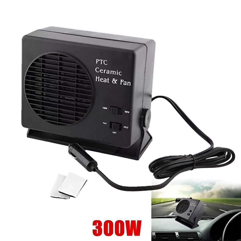 12V Ceramic Car Fan Heater – Portable Defroster & Warmer
