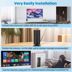 2026 TV Antenna for Smart TV, 5000 km and More Range Digital HD Indoor Outdoor Antenna with Amplifier Signal Booster, Wa