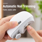 3-in-1 electric nail clipper with cutting, filing and polishing, USB rechargeable