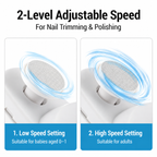 3-in-1 electric nail clipper with cutting, filing and polishing, USB rechargeable