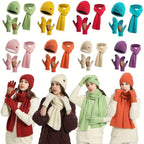 3-Piece Knitted Winter Set for Warmth