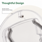 4-Way Locking Noise-Reducing Pet Door (Glass Mount)