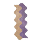 Abstract Colour Block Rug in Cotton-Police