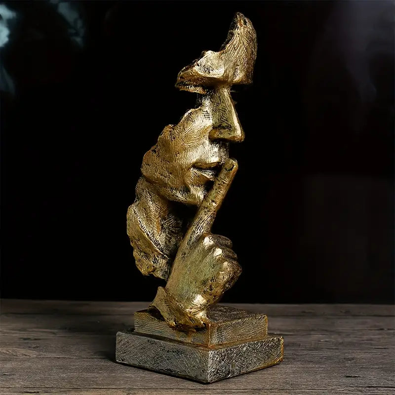 Abstract Contemplative Sculpture for Tranquil Reflection