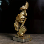 Abstract Contemplative Sculpture for Tranquil Reflection