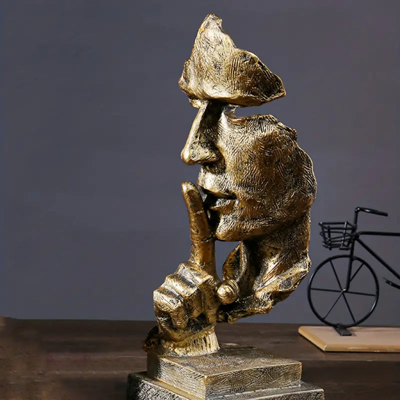 Abstract Contemplative Sculpture for Tranquil Reflection