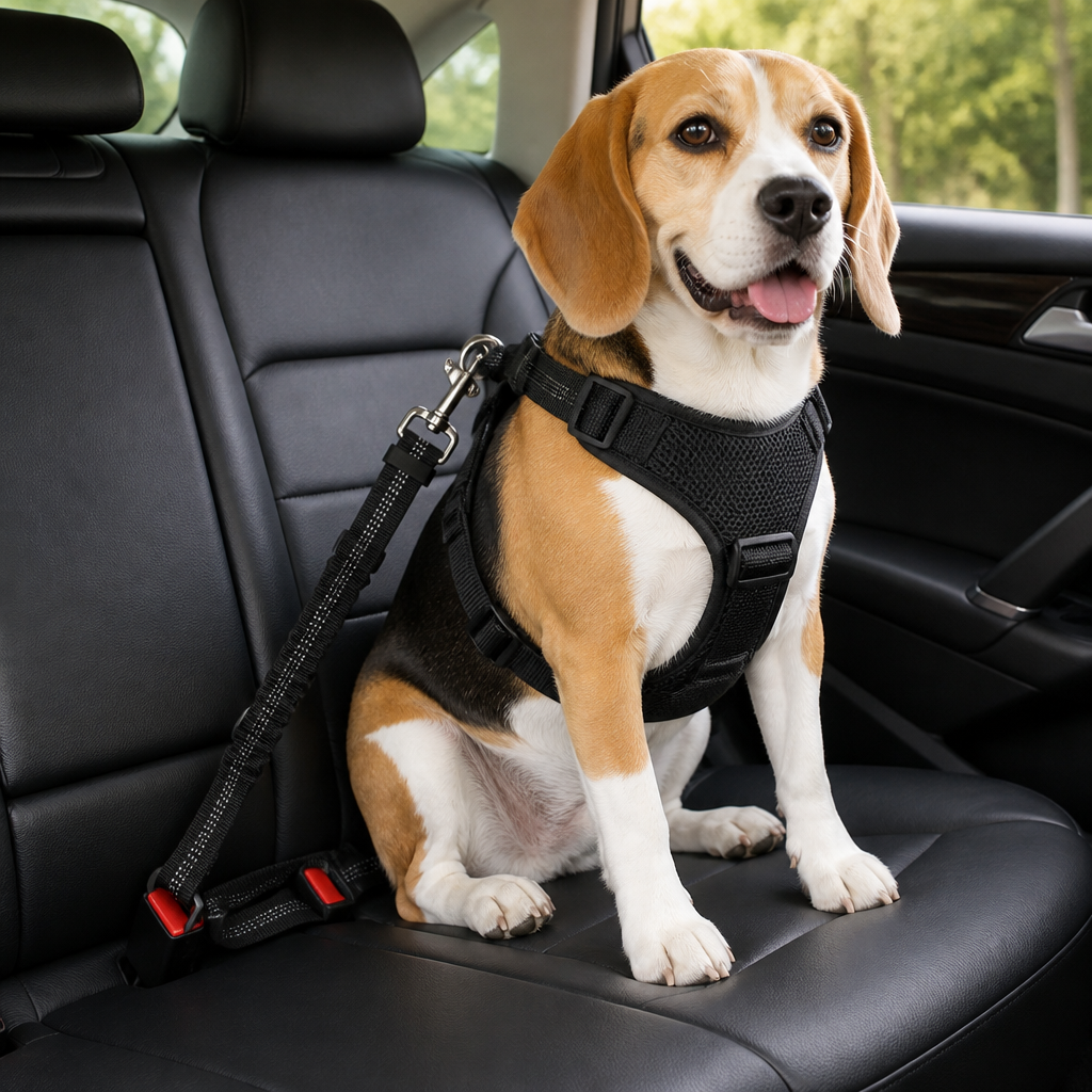 Adjustable Breathable Mesh Dog Car Safety Harness