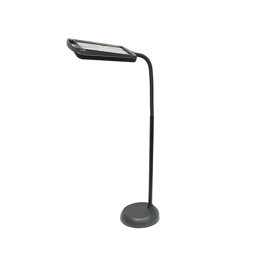 Adjustable LED Magnifier Floor Lamp for Enhanced Viewing