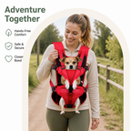 Adjustable Straps & Breathable Mesh Front Carrier Backpack