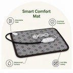 Adjustable Temperature & Waterproof Heated Pet Mat (Overheat Protection)