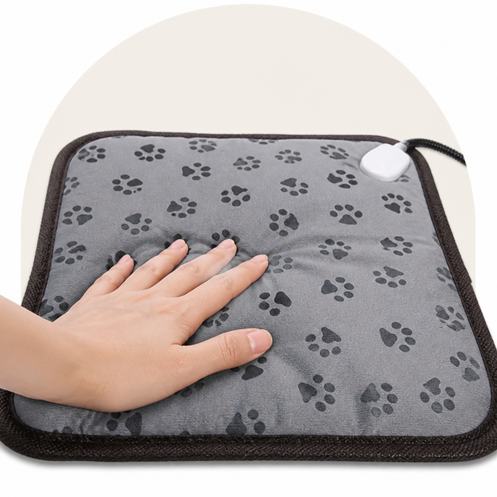 Adjustable Temperature & Waterproof Heated Pet Mat (Overheat Protection)