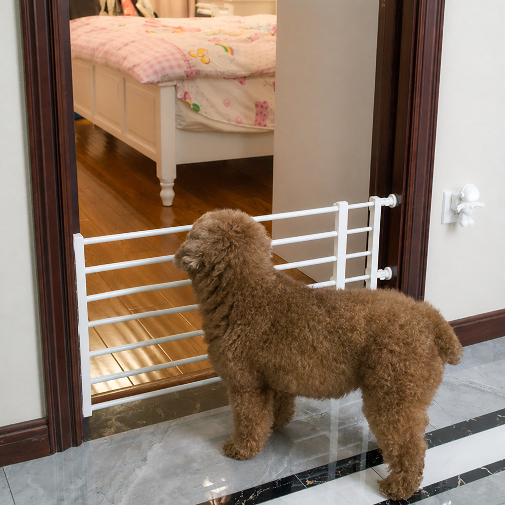 Adjustable Width & Tool-Free Indoor Pet Gate