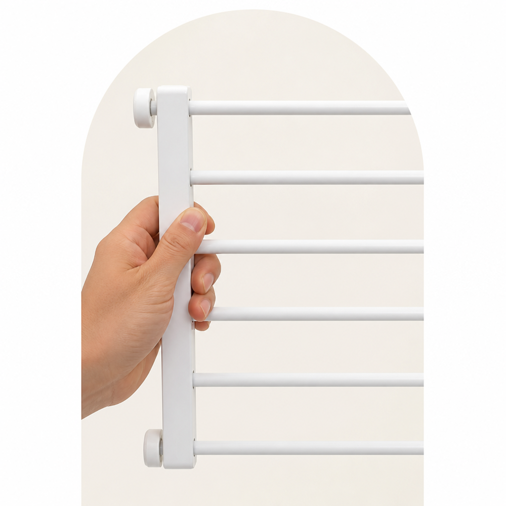 Adjustable Width & Tool-Free Indoor Pet Gate