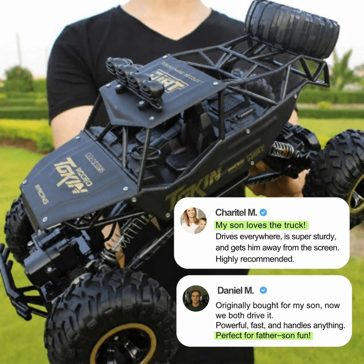 All-Terrain Remote Control Monster Truck for Kids & Adults