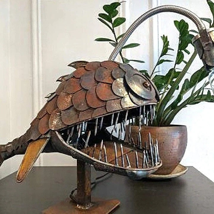 Anglerfish Table Lamp, Deep Sea Design, E27 Bulb Included