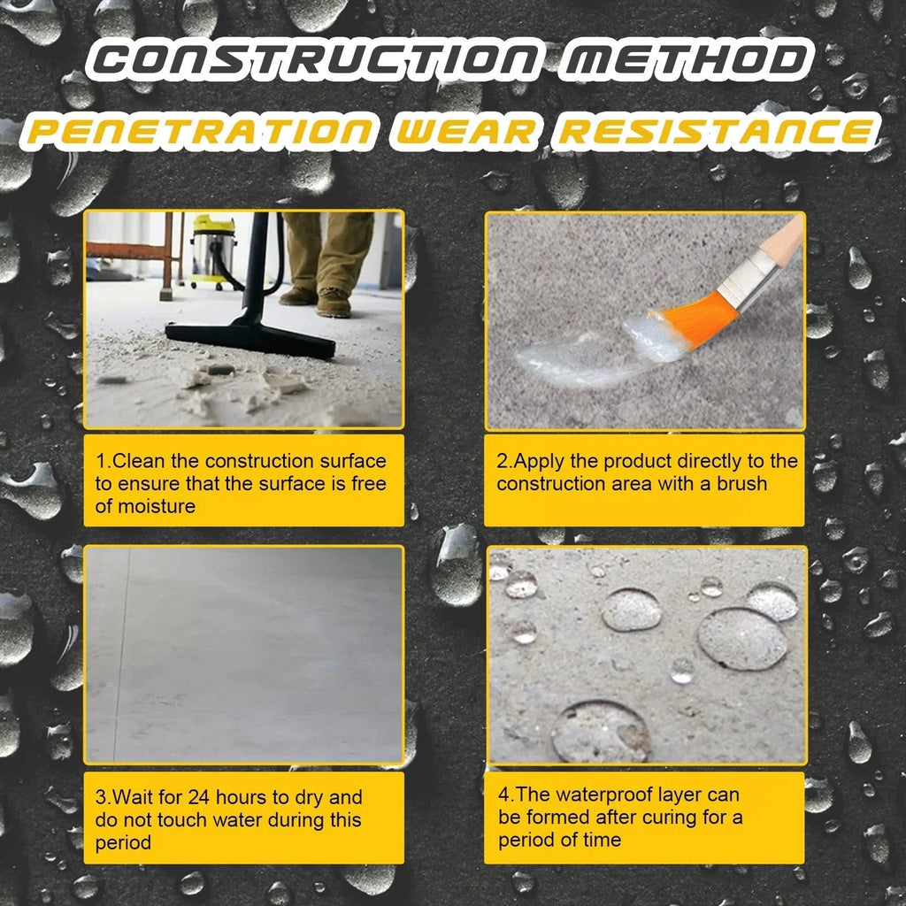 Anti-Leak Sealant | Invisible & Waterproof | For Cracks, Roofs and Walls