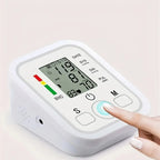 Automatic Digital Blood Pressure Monitor for Home – Large LCD Display, One-Touch Accuracy & Dual User Memory