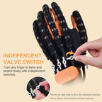 Automatic Hand Trainer Gloves for Rehabilitation and Finger Strength | Adjustable Rehab System for Home