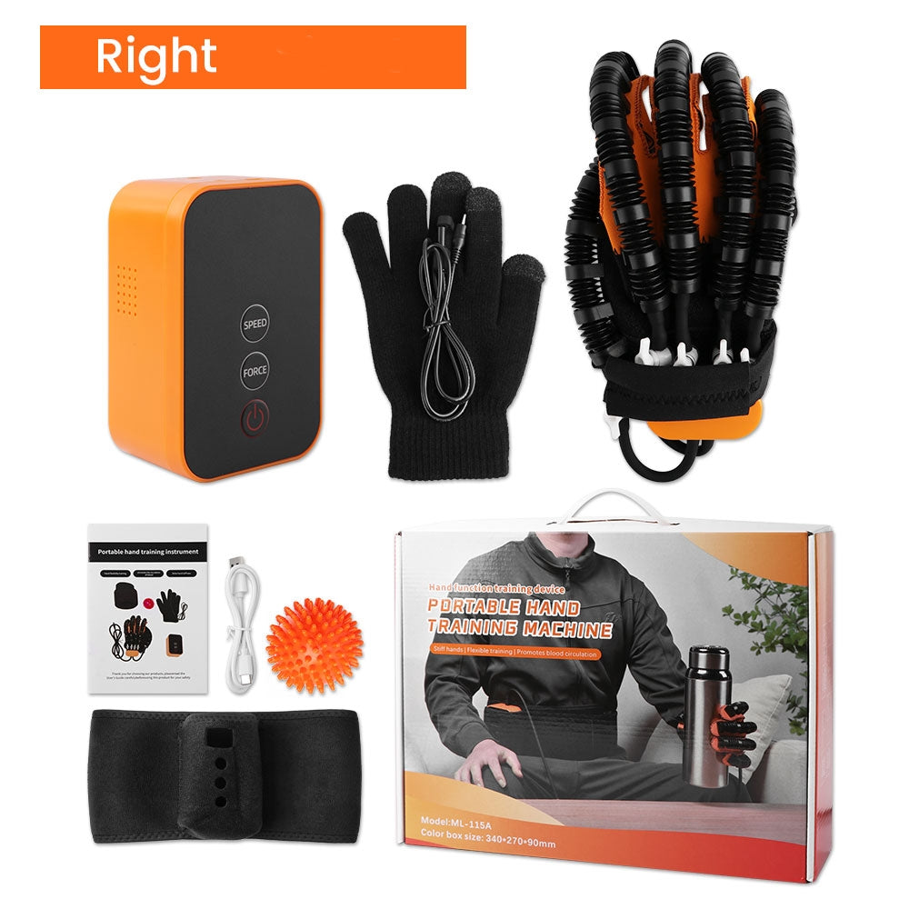 Automatic Hand Trainer Gloves for Rehabilitation and Finger Strength | Adjustable Rehab System for Home