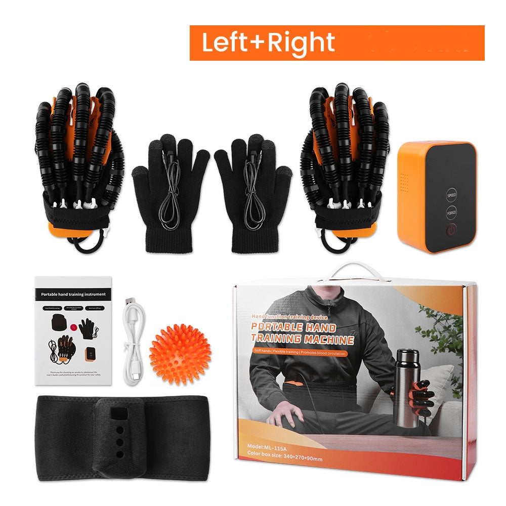 Automatic Hand Trainer Gloves for Rehabilitation and Finger Strength | Adjustable Rehab System for Home