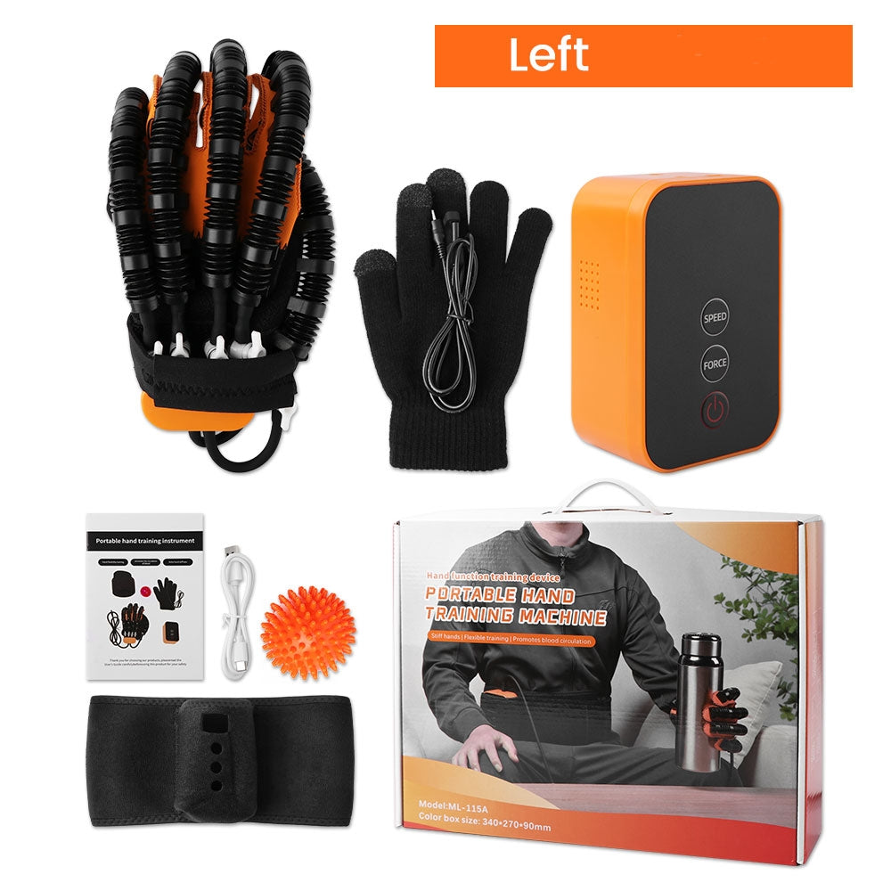 Automatic Hand Trainer Gloves for Rehabilitation and Finger Strength | Adjustable Rehab System for Home