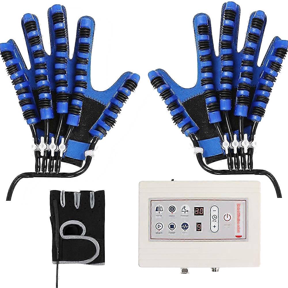 Automatic Hand Trainer Gloves for Rehabilitation and Finger Strength | Adjustable Rehab System for Home
