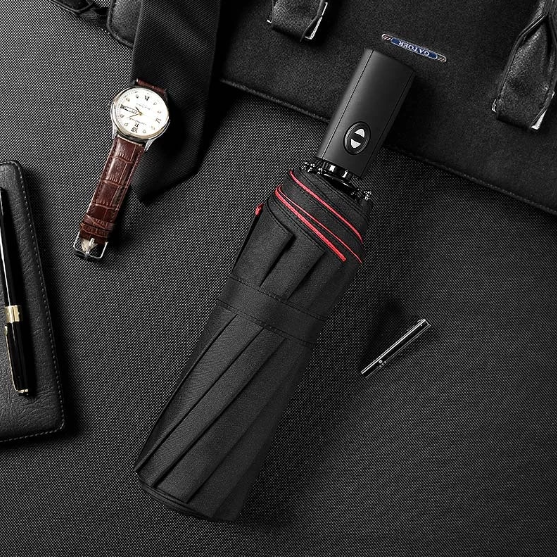 Automatic Storm Umbrella with Reverse Fold
