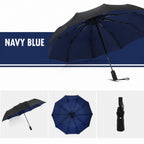 Automatic Storm Umbrella with Reverse Fold