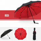 Automatic Storm Umbrella with Reverse Fold