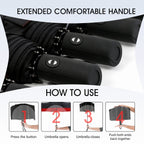 Automatic Storm Umbrella with Reverse Fold