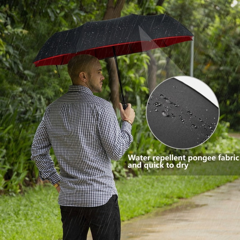 Automatic Storm Umbrella with Reverse Fold