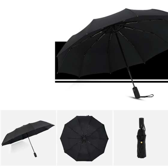 Automatic Storm Umbrella with Reverse Fold