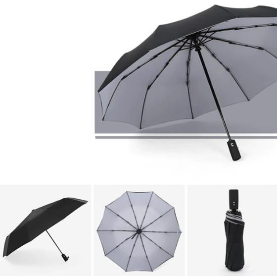 Automatic Storm Umbrella with Reverse Fold
