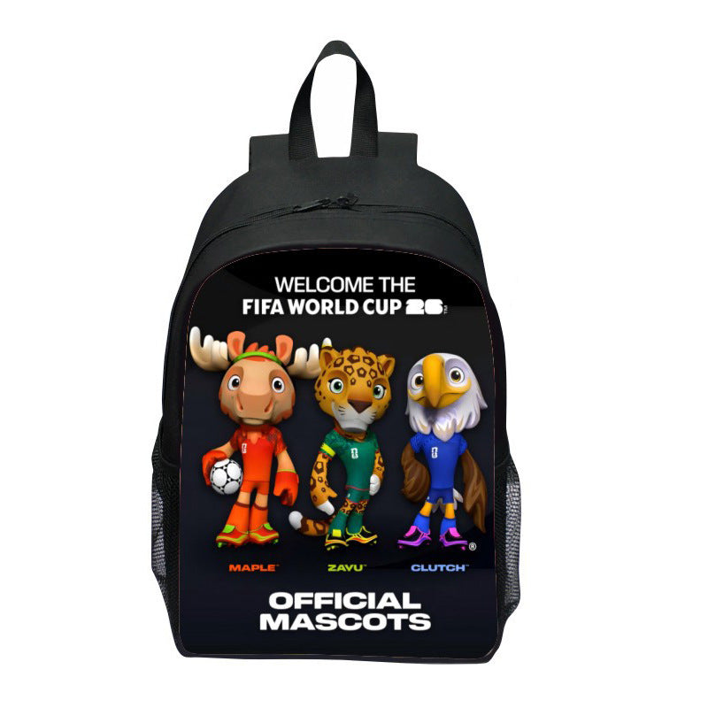 Backpack with Striking Sports Motif