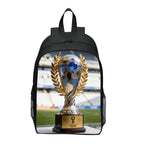 Backpack with Striking Sports Motif
