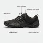 Barefoot Shoes - Wide Toe Box Barefoot Trainers - Hiking Shoes