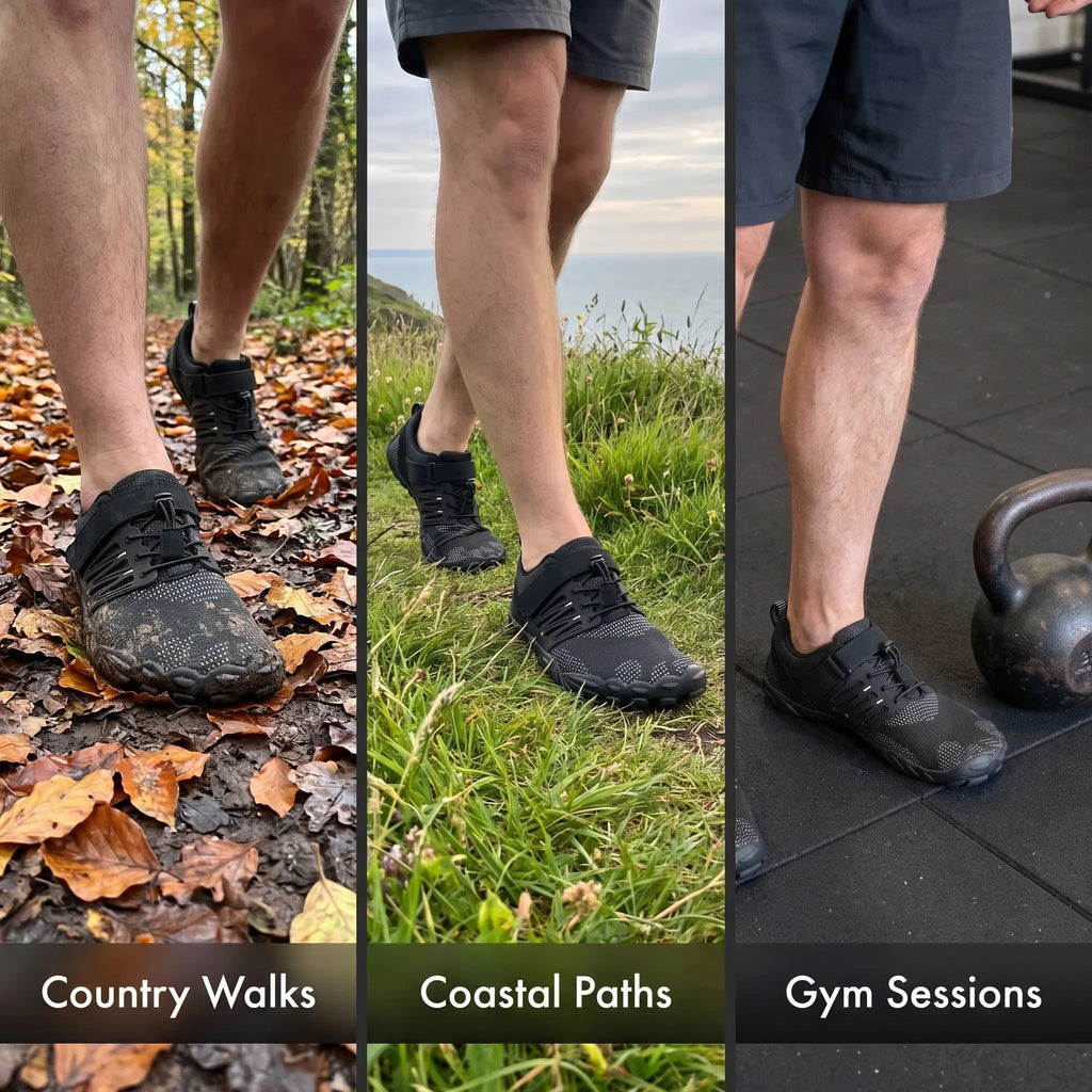 Barefoot Shoes - Wide Toe Box Barefoot Trainers - Hiking Shoes