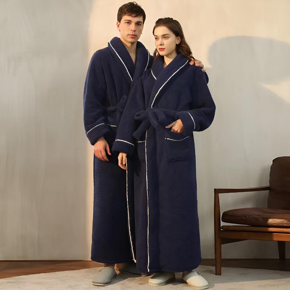 Bathrobe with Belt and Pockets