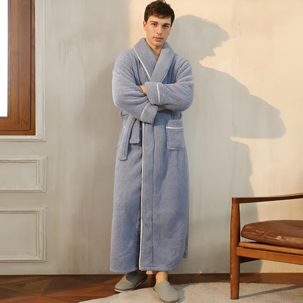 Bathrobe with Belt and Pockets