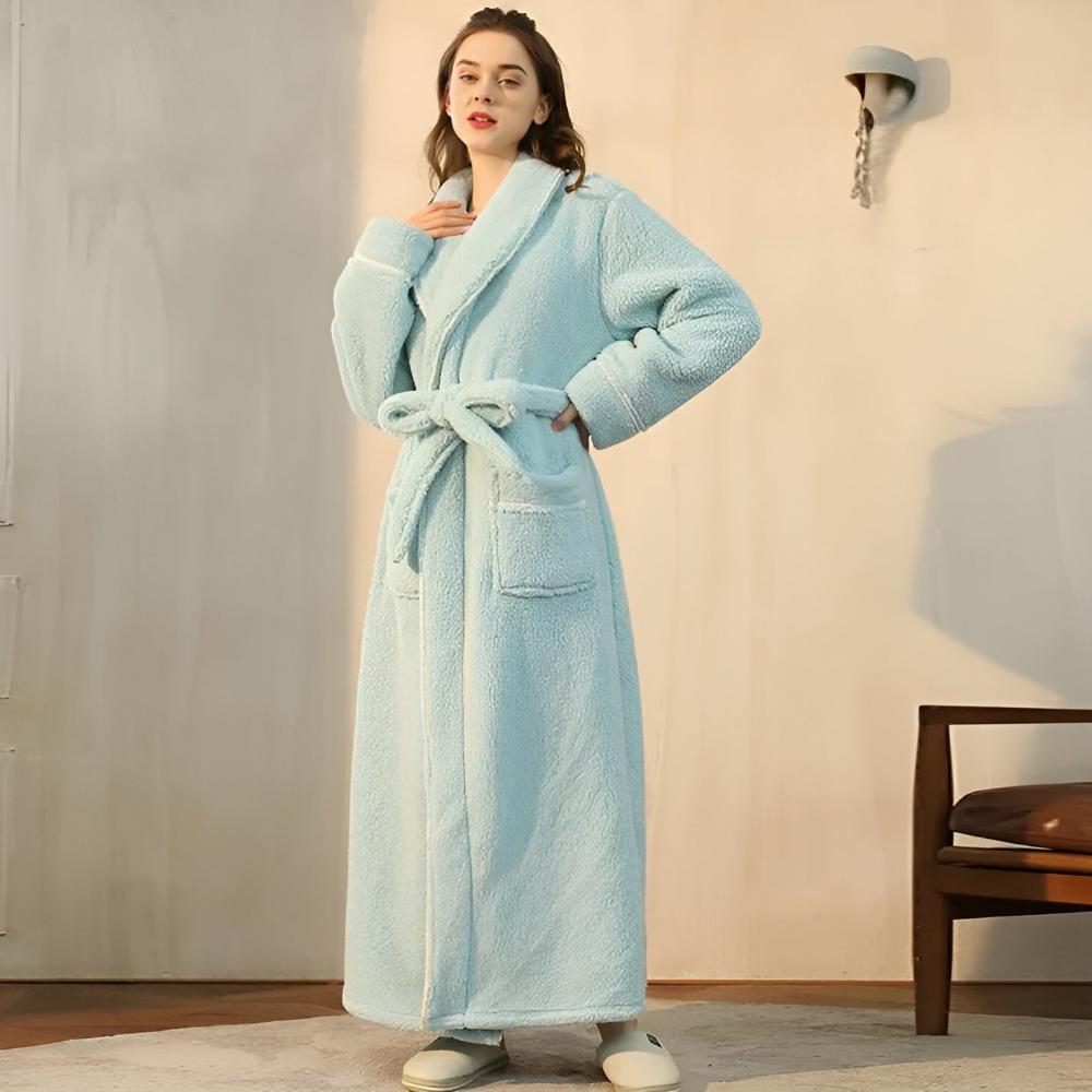 Bathrobe with Belt and Pockets