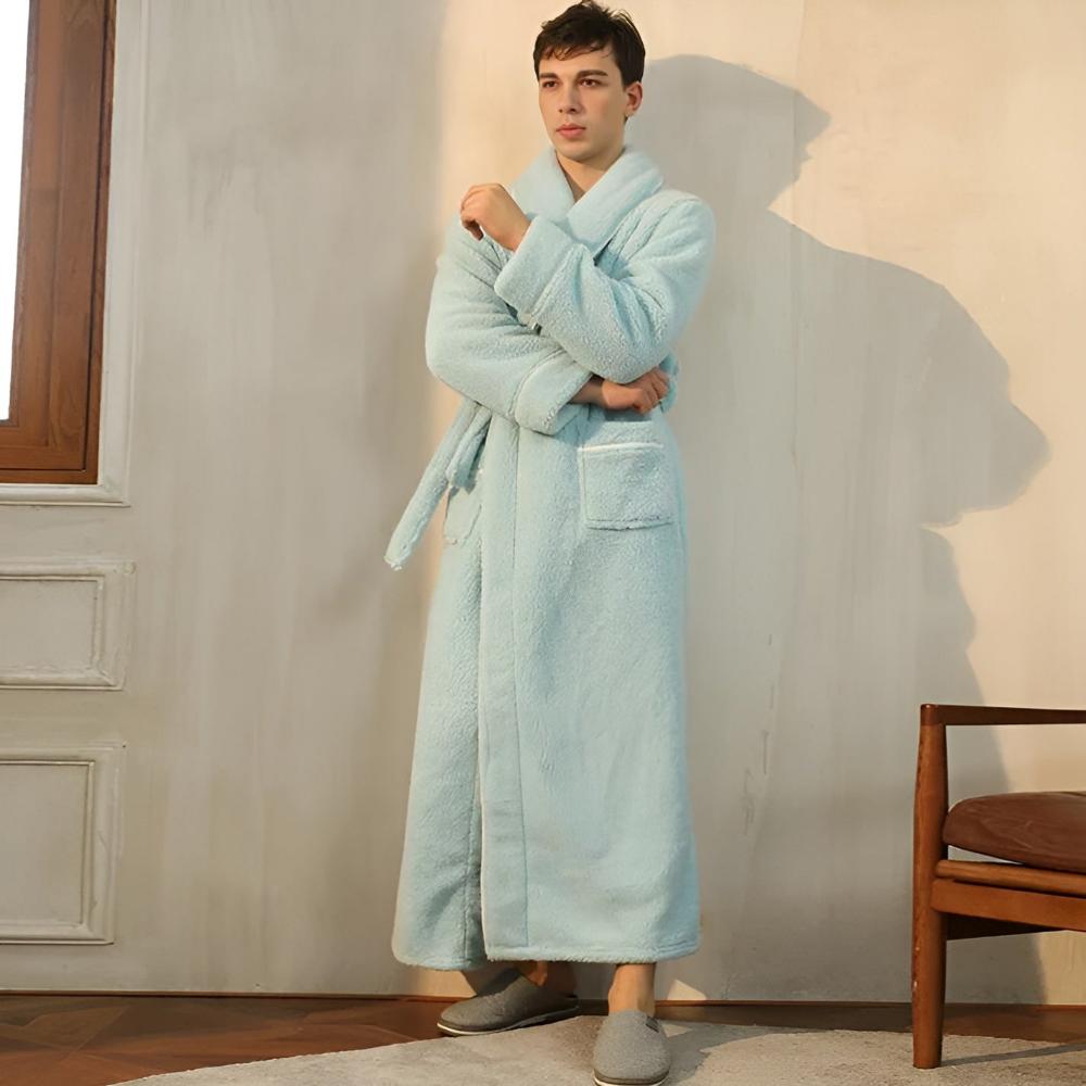 Bathrobe with Belt and Pockets