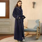 Bathrobe with Belt and Pockets