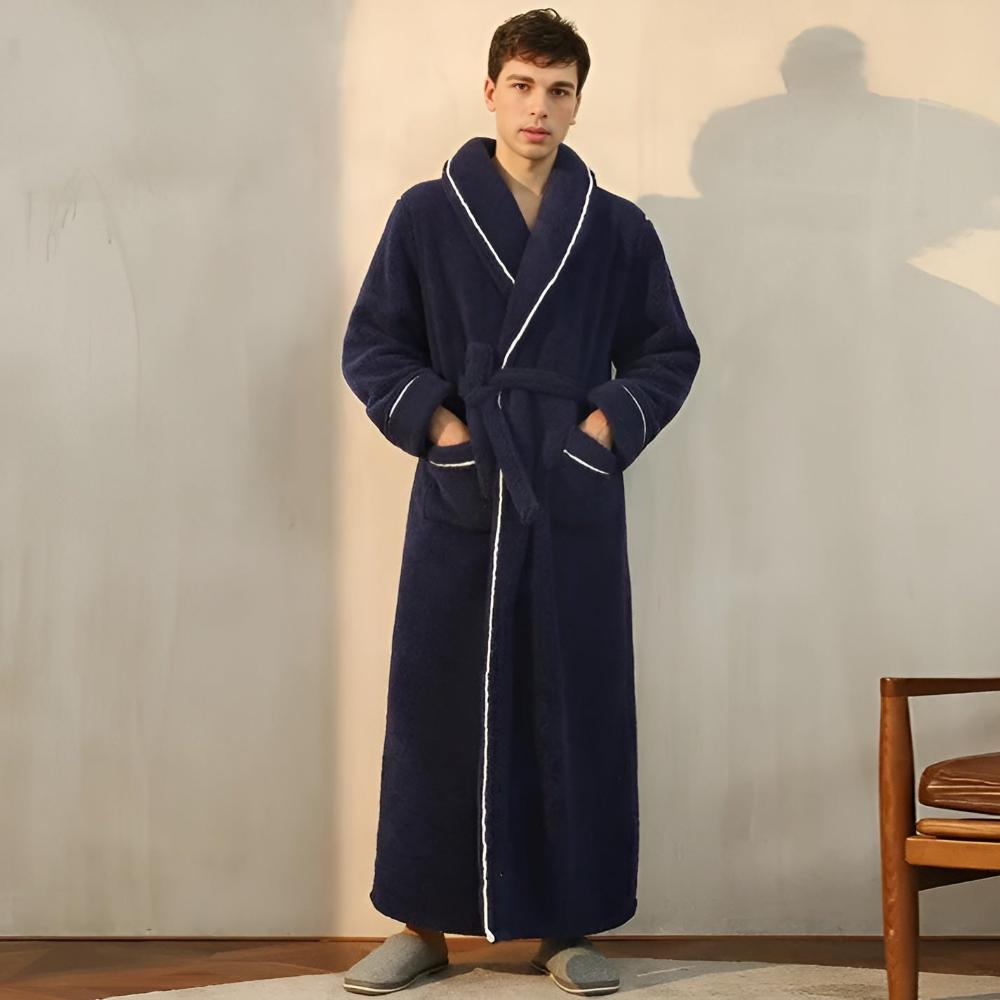 Bathrobe with Belt and Pockets