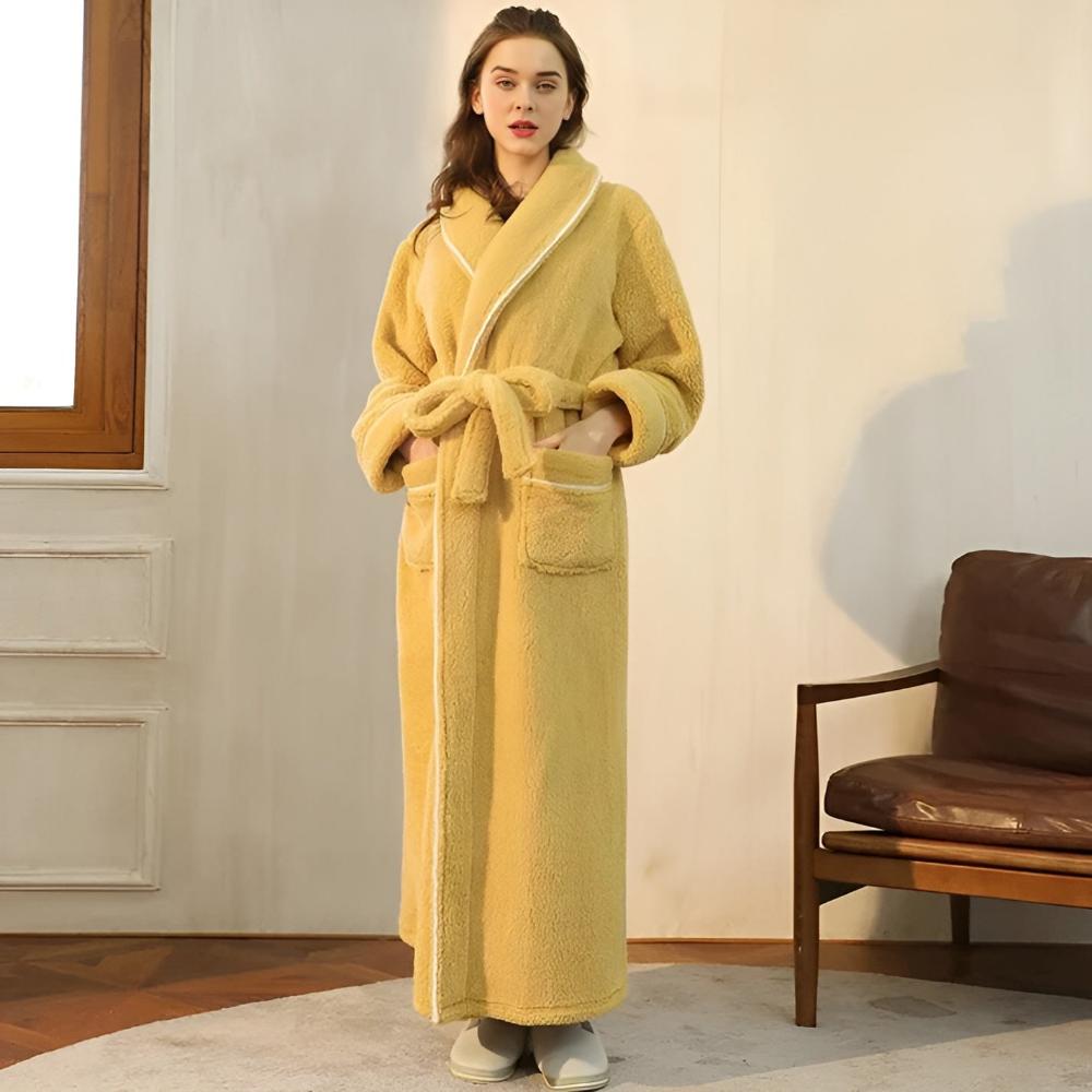 Bathrobe with Belt and Pockets