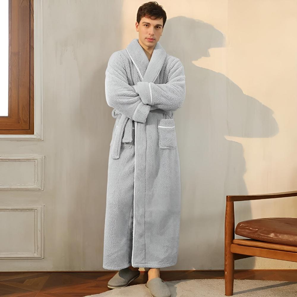 Bathrobe with Belt and Pockets