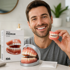 Boil-and-Bite Medical-Grade Denture Set (Upper & Lower)
