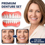 Boil-and-Bite Medical-Grade Denture Set (Upper & Lower)