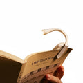 Book Light | Flexible Arm & Spring-Loaded Clip | USB Rechargeable